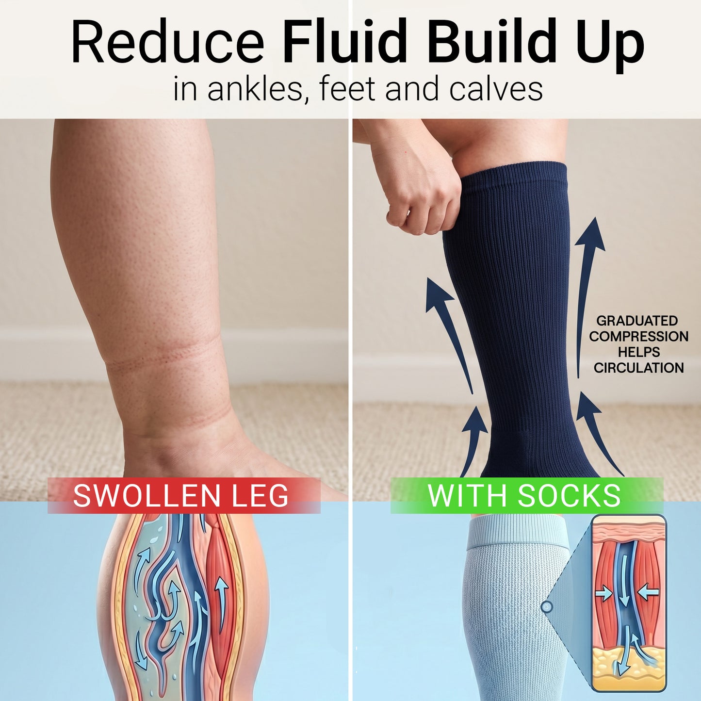 Coopmate®  All-Day Comfort Relief Compression Socks