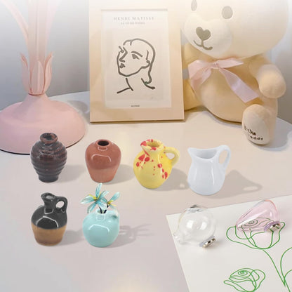 Coopmate® ® Mini Ceramic Vase Magnets for Fridge 💐