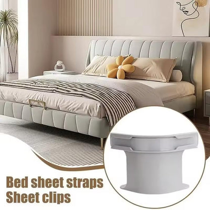 Coopmate® Fitted Bed Sheet Holders Firm Sheet Grip with Invisible Strips