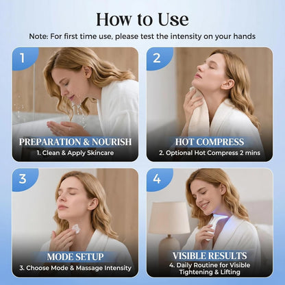Coopmate® Red Light Therapy Massager for Face & Neck