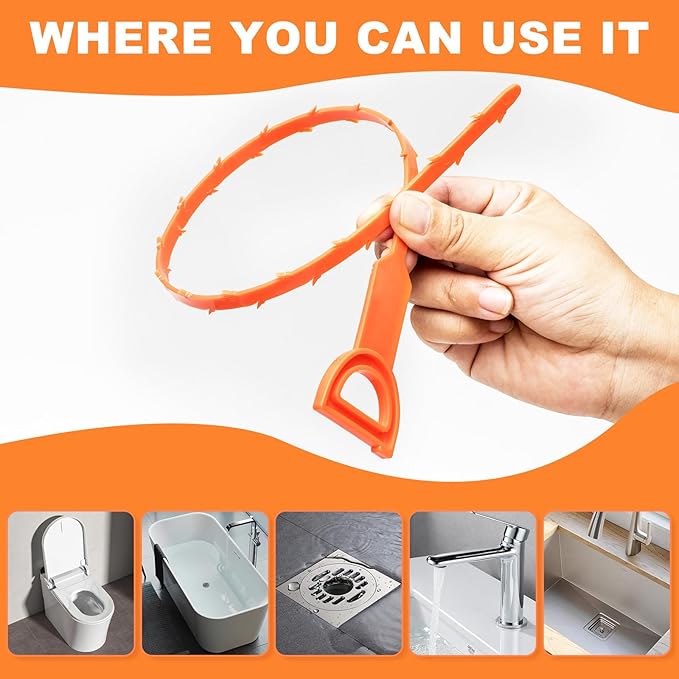 Coopmate® Drain Clog Remove & Cleaning Stick