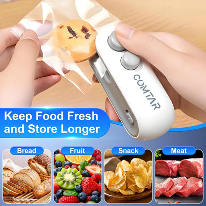 Coopmate® Rechargeable Chip Bag Sealer with Cutter