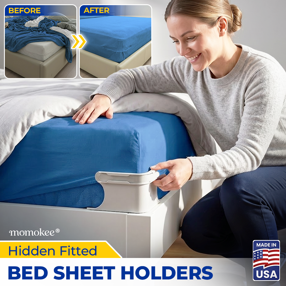 coopmate® Hidden Fitted Bed Sheet Holders