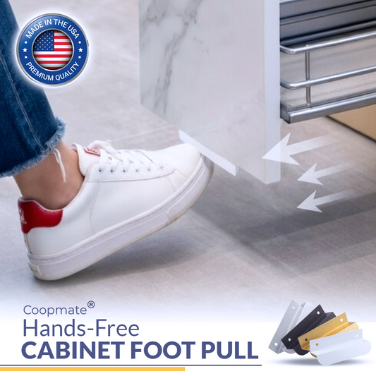 Coopmate® Hands-Free Cabinet Foot Pull