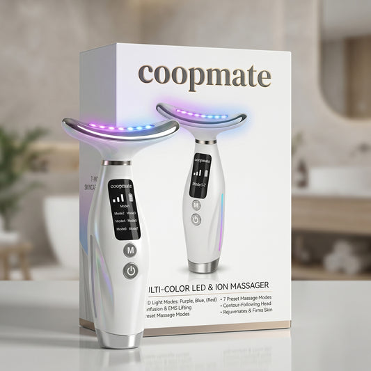 Coopmate® Red Light Therapy Massager for Face & Neck