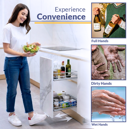 Coopmate® Hands-Free Cabinet Foot Pull