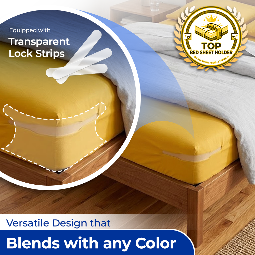 coopmate® Hidden Fitted Bed Sheet Holders
