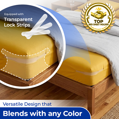 coopmate® Hidden Fitted Bed Sheet Holders