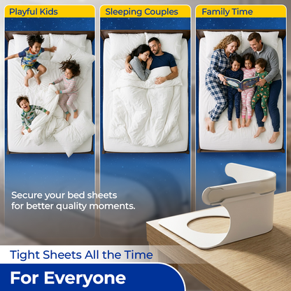 coopmate® Hidden Fitted Bed Sheet Holders