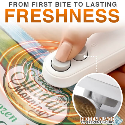 Coopmate® Rechargeable Chip Bag Sealer with Cutter