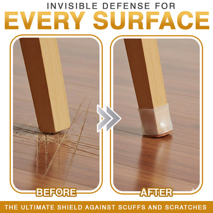 Coopmate® Silicon Chair Leg Floor Protectors Universal Fit 🪑