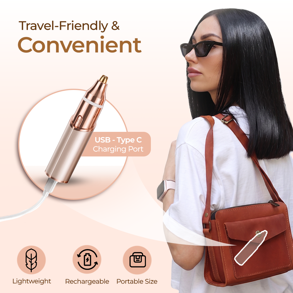 Coopmate® 2-in-1 Electric Facial & Eyebrow Trimmer