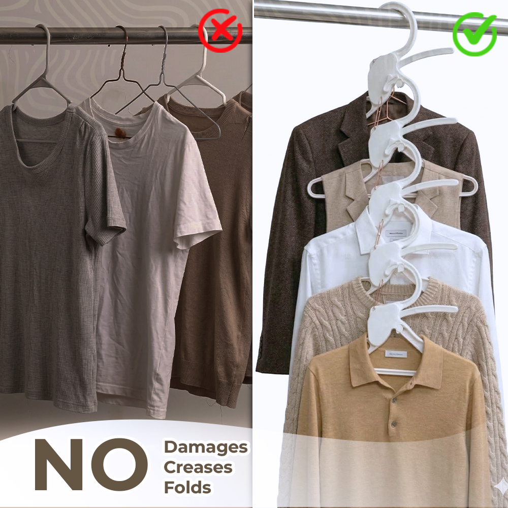 Coopmate® Quick-Release Smart Clothes Hanger