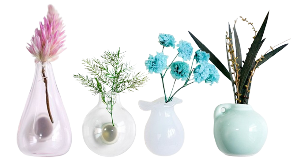 Coopmate® ® Mini Ceramic Vase Magnets for Fridge 💐