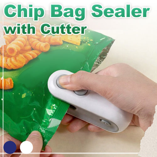 Coopmate® Rechargeable Chip Bag Sealer with Cutter