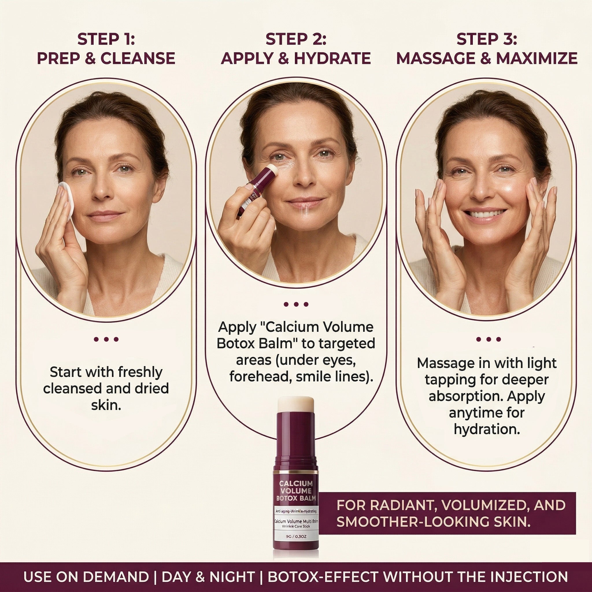 Coopmate® Calcium Volume Botox Balm | Made in USA