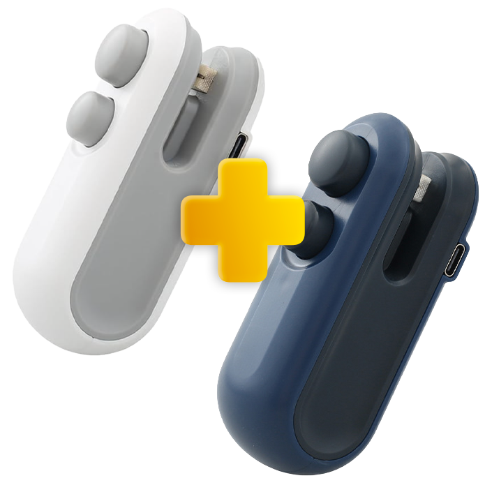 Coopmate® Rechargeable Chip Bag Sealer with Cutter